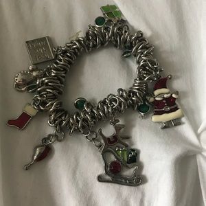 Christmas charm bracelet